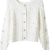 Clearance Joe Browns Robyn Embellished Multi-Way Knit Cream