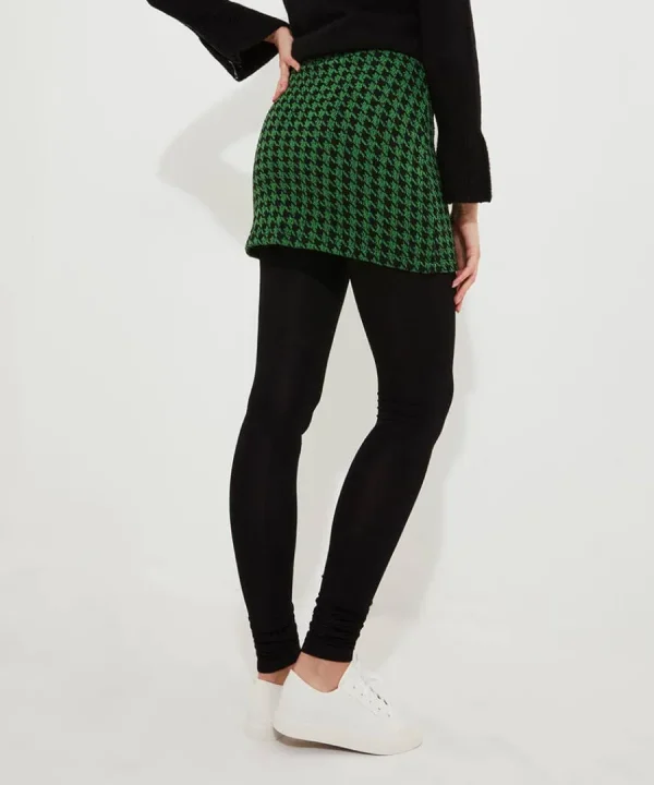 Flash Sale Joe Browns Rock Dogstooth Skirted Legging Green