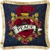 Outlet Joe Browns Rock N Rebel Peace Cushion Navy