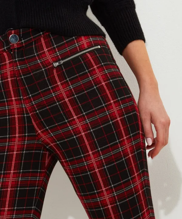 Fashion Joe Browns Rocker Check Trousers Red