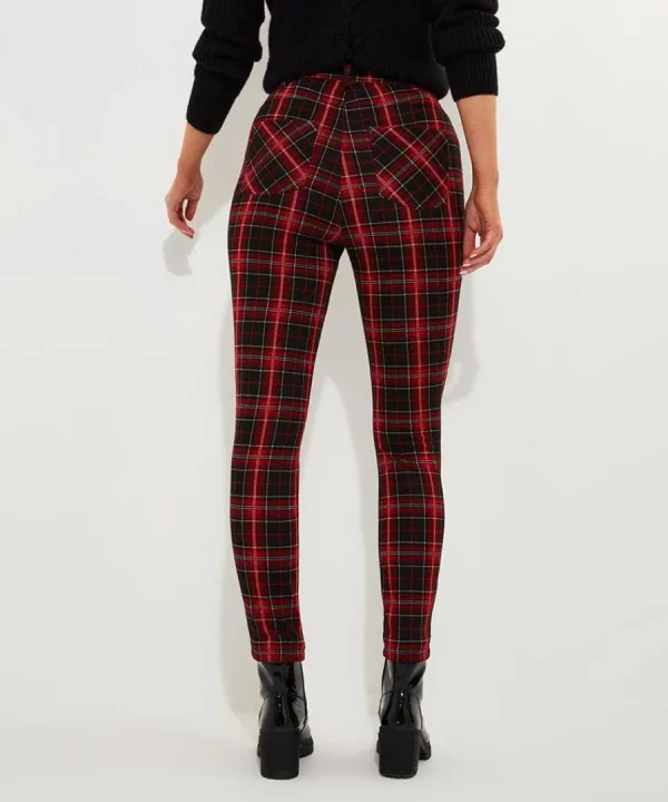 Fashion Joe Browns Rocker Check Trousers Red