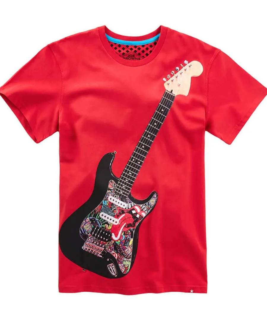 rocker_guitar_tee_0.webp Online Joe Browns Rocker Guitar Tee Red