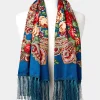Clearance Joe Browns Rosaleigh Tassel Scarf Teal