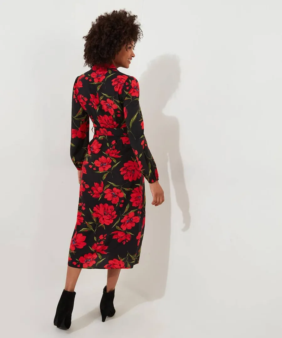 roses_are_red_dress_2.webp Clearance Joe Browns Roses Are Red Dress Black