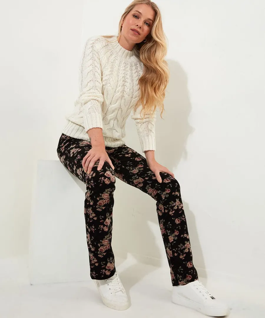 rosie_moleskin_trousers_4.webp Best Sale Joe Browns Rosie Moleskin Trousers Black