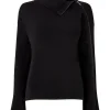 Hot Joe Browns Roxie Zip Jumper Black