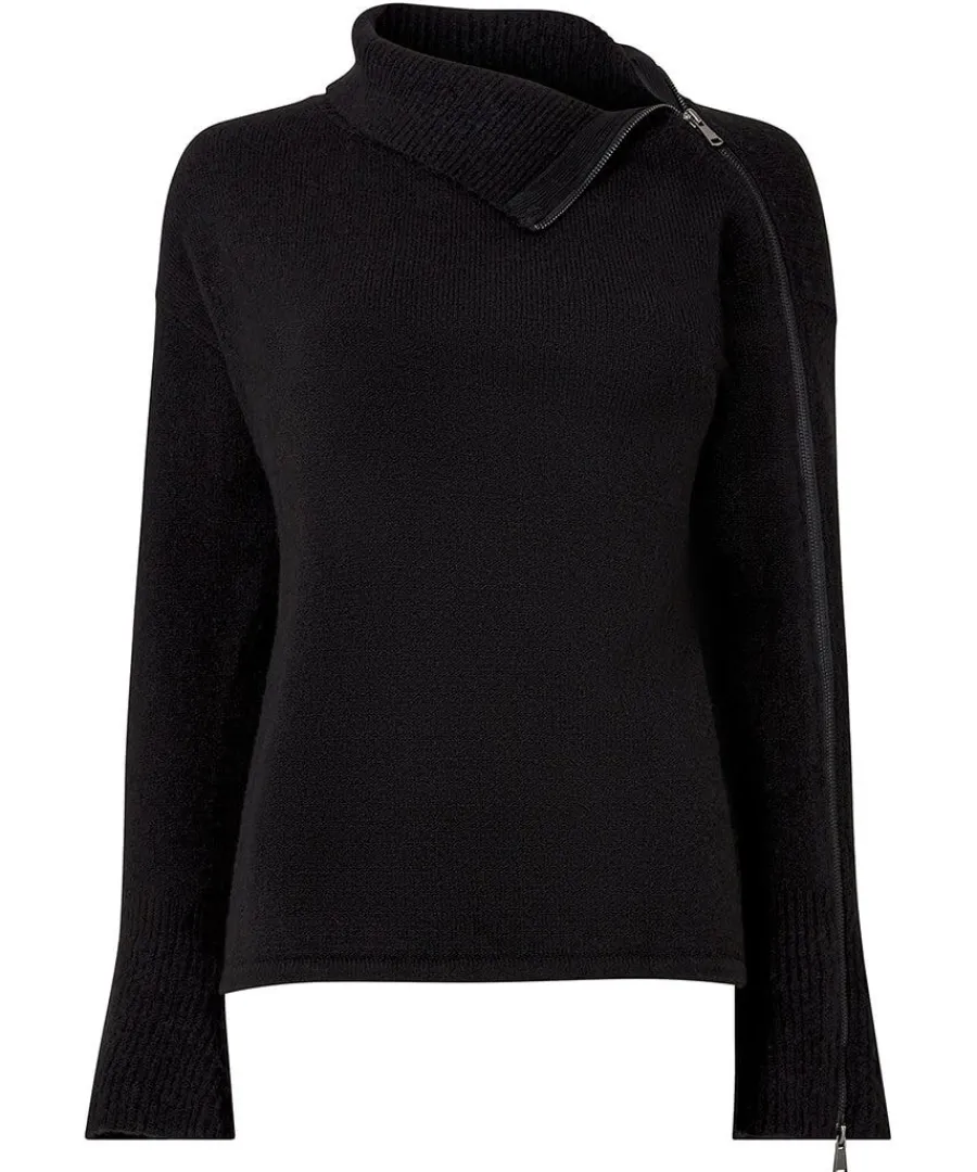 roxie_zip_jumper_0.webp Hot Joe Browns Roxie Zip Jumper Black