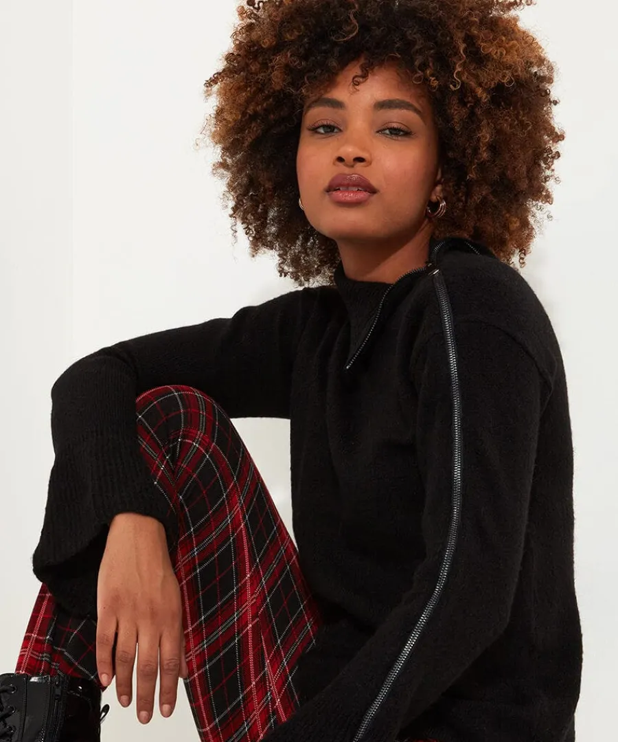 roxie_zip_jumper_4.webp Hot Joe Browns Roxie Zip Jumper Black