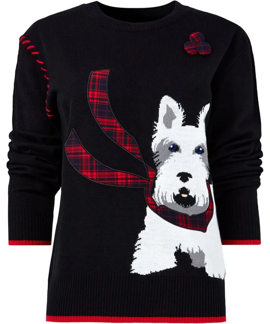 scottie_jumper_0.webp Outlet Joe Browns Scottie Jumper Black