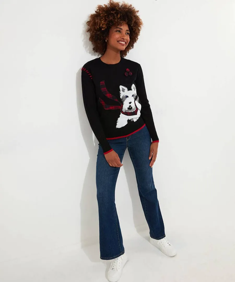 scottie_jumper_1.webp Outlet Joe Browns Scottie Jumper Black