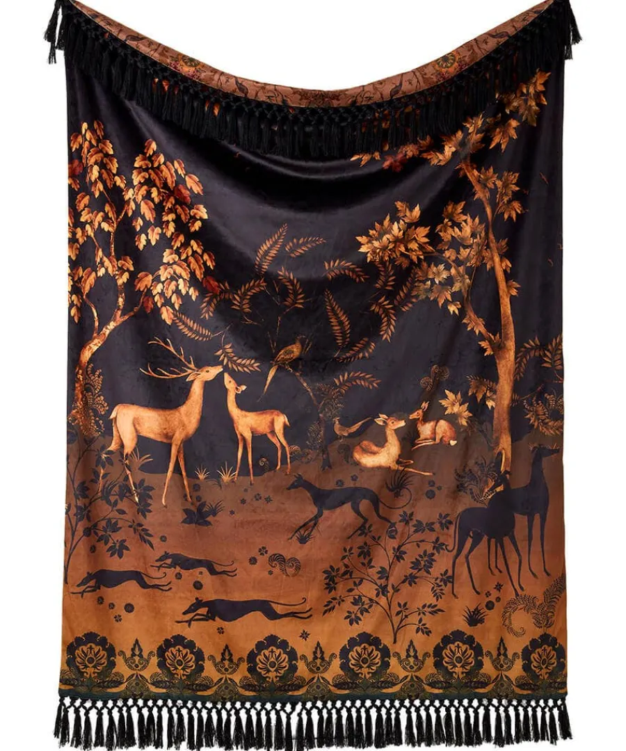 secret_forest_reversible__1-1.webp Outlet Joe Browns Secret Forest Reversible Throw Black