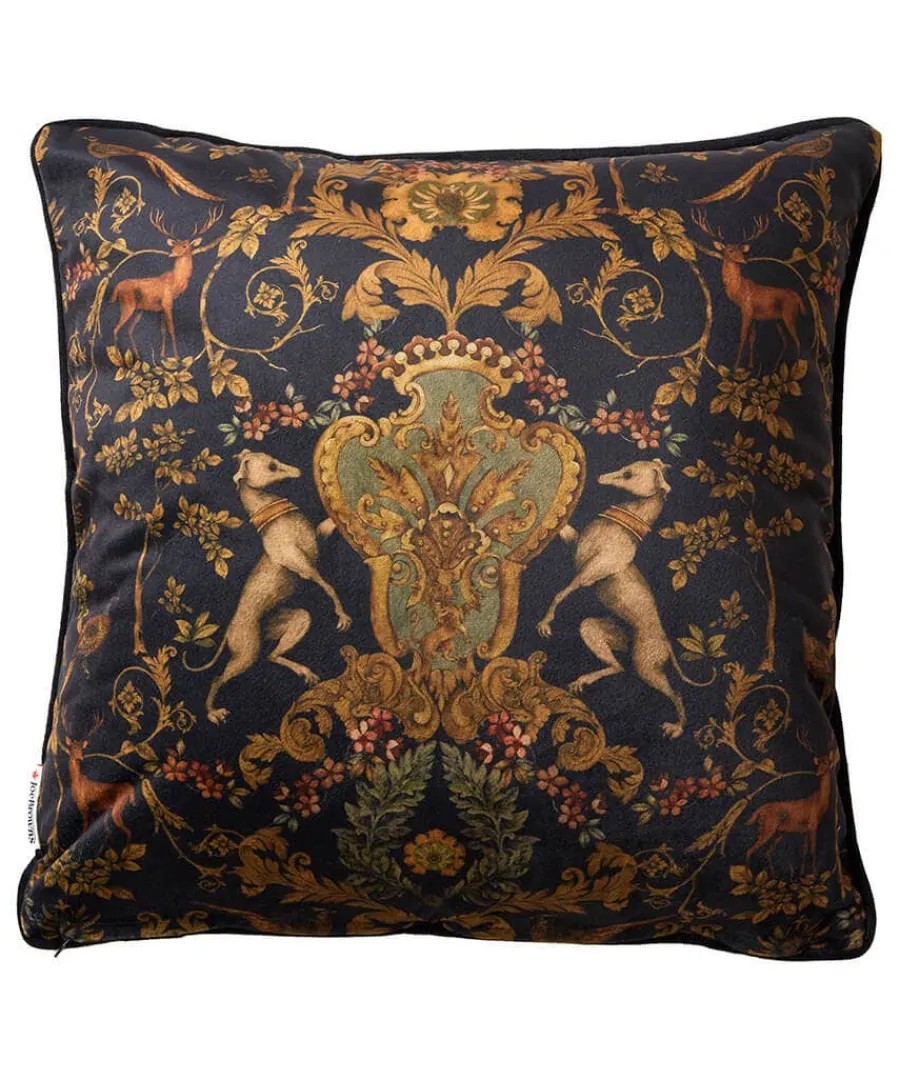 secret_forest_reversible__1-2.webp Shop Joe Browns Secret Forest Reversible Cushion Black