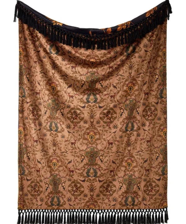Outlet Joe Browns Secret Forest Reversible Throw Black