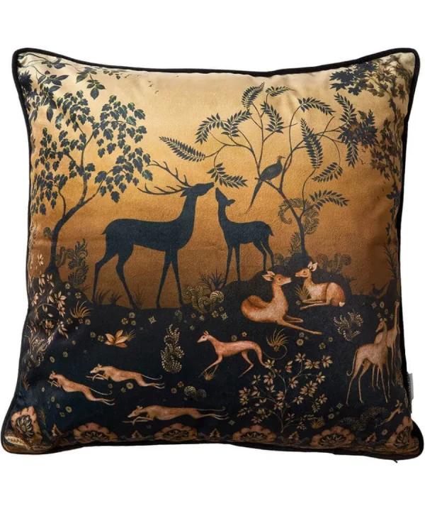 Shop Joe Browns Secret Forest Reversible Cushion Black