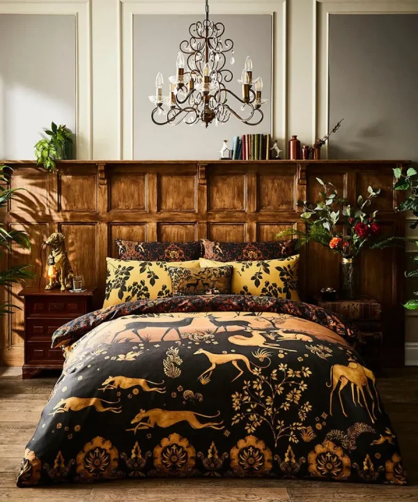 Sale Joe Browns Secret Forest Reversible Duvet Set Black