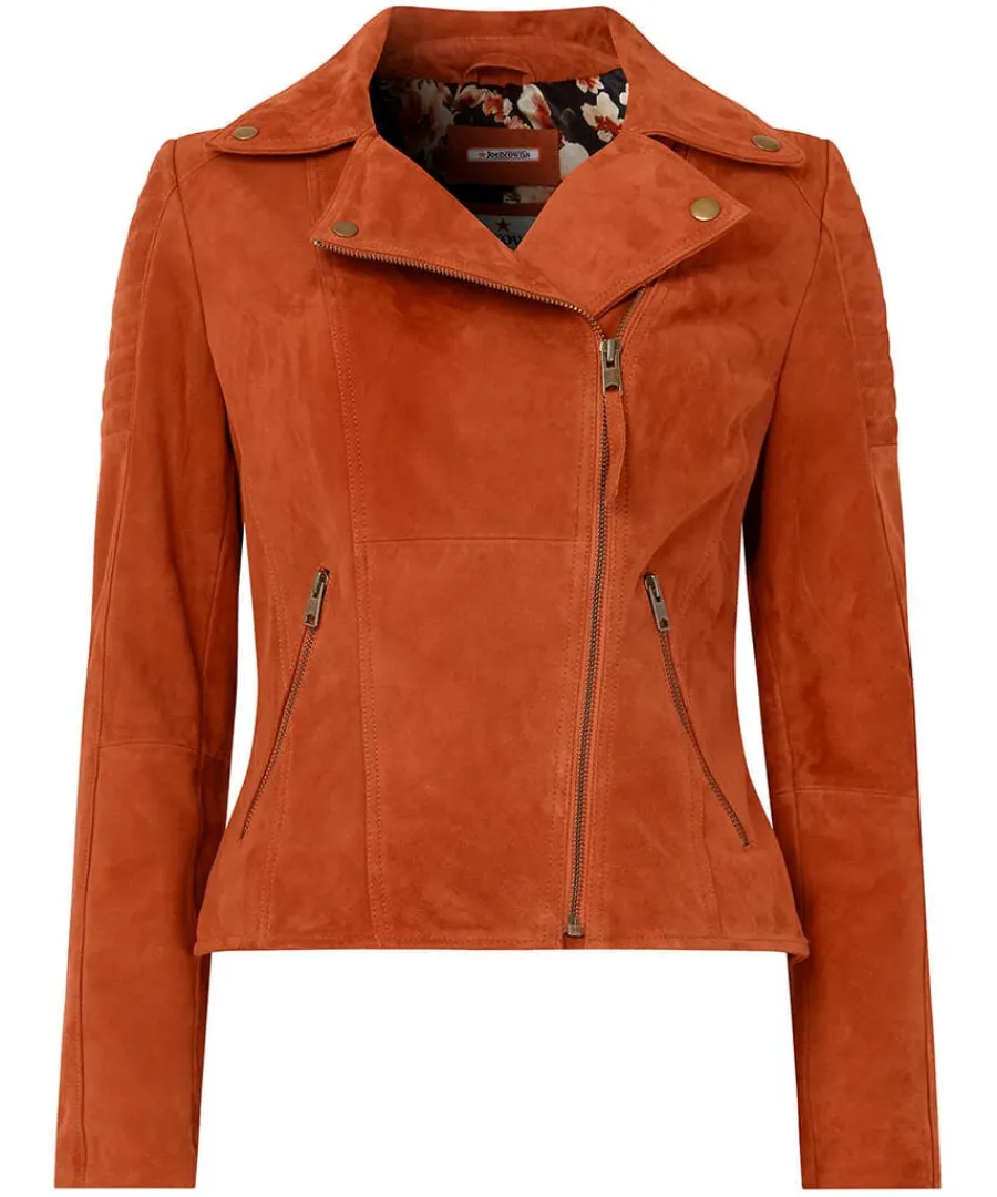 sensational_suede_jacket_0.webp Best Joe Browns Sensational Suede Jacket Orange