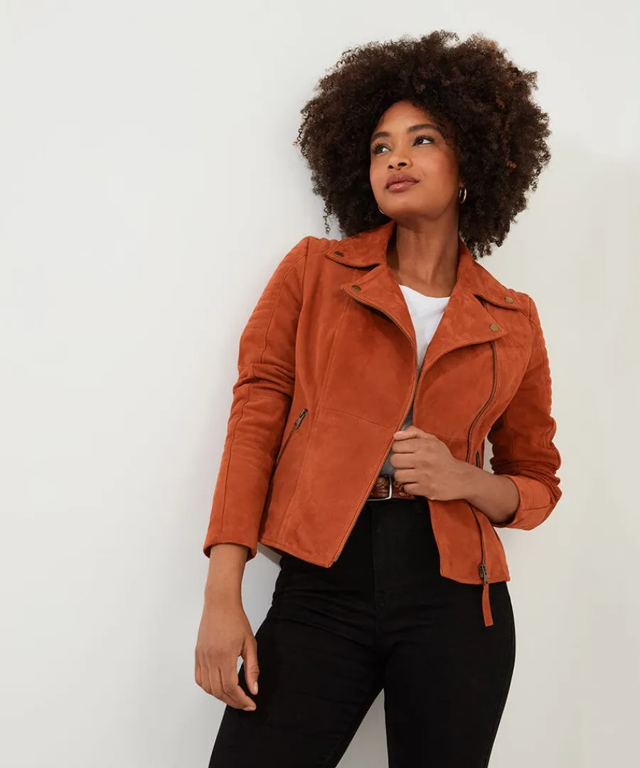 sensational_suede_jacket_2.webp Best Joe Browns Sensational Suede Jacket Orange