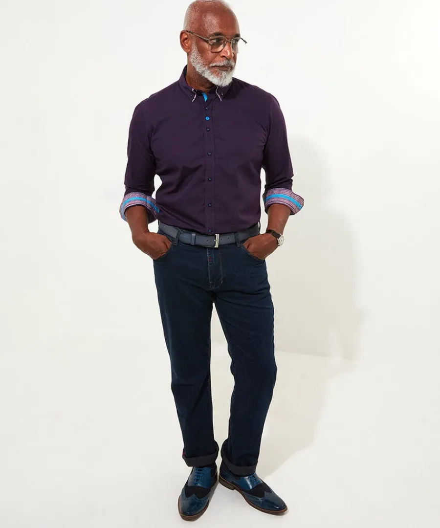 seriously_stylish_shirt_1.webp Hot Joe Browns Seriously Stylish Shirt Purple