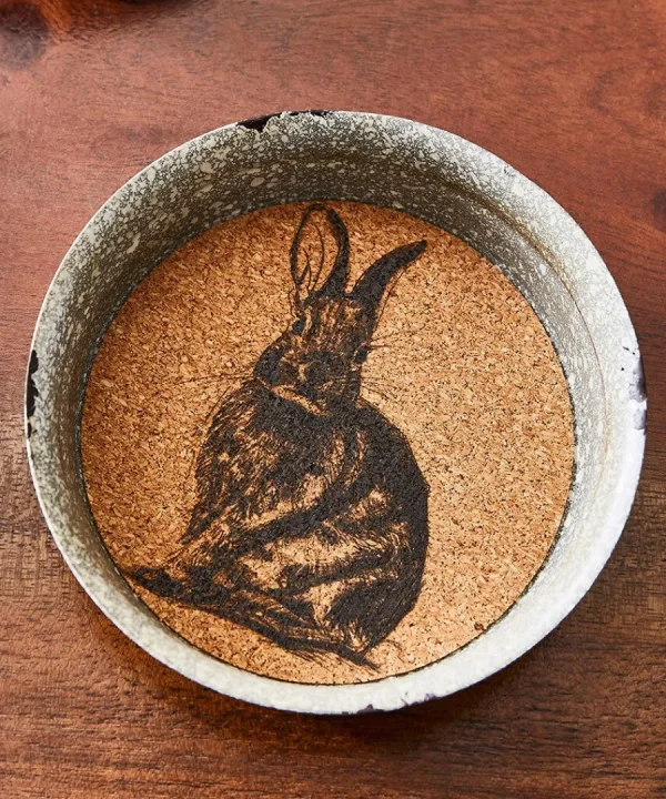 Fashion Joe Browns Set Of 4 Heritage Hare Coasters Natural