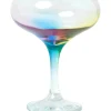 Store Joe Browns Set Of 6 Suave Rainbow Champagne Coupes Purple