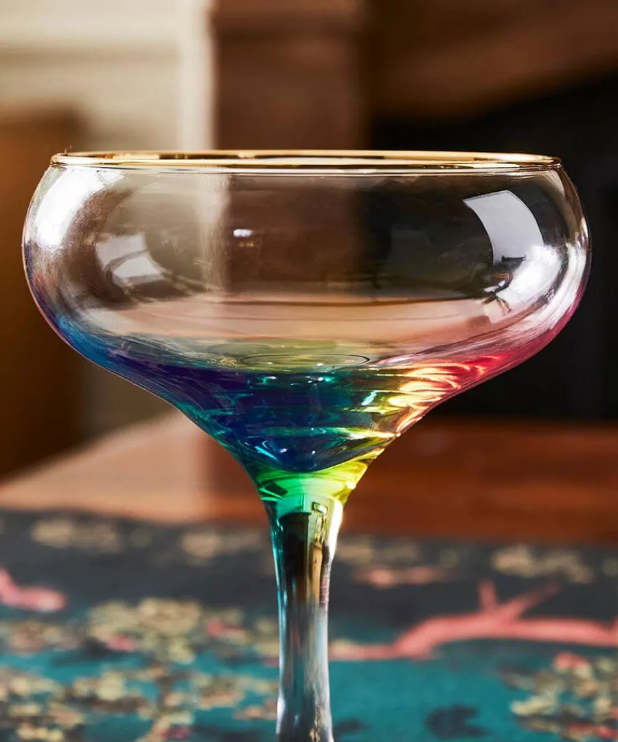 set_of__suave_rainbow_cha_3.webp Store Joe Browns Set Of 6 Suave Rainbow Champagne Coupes Purple