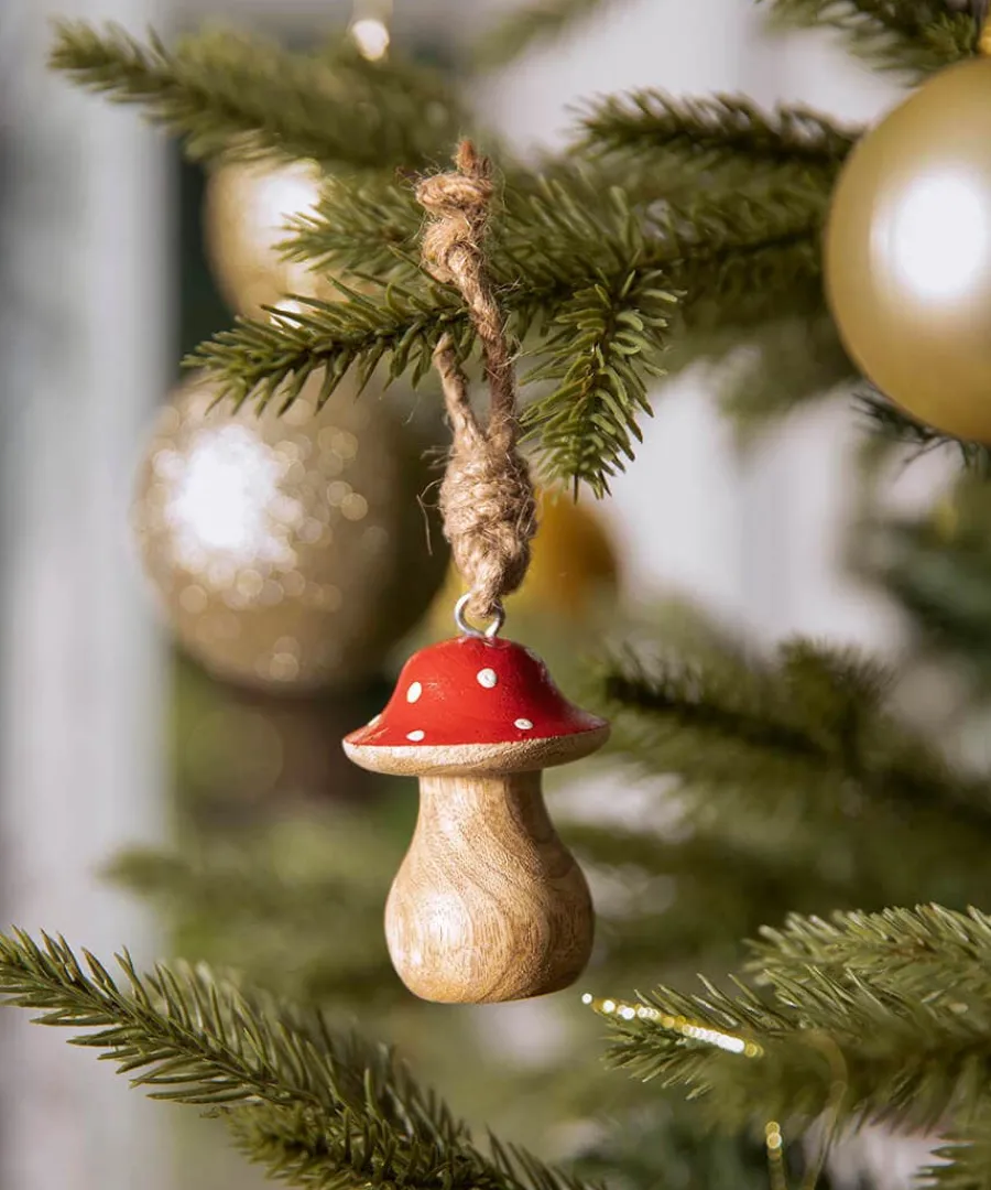 set_of__woodland_winter_h_2.webp Discount Joe Browns Set Of 2 Woodland Winter Hanging Christmas Decorations Red
