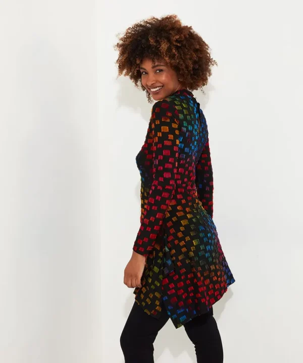 Hot Joe Browns Shine Bright Tunic Black