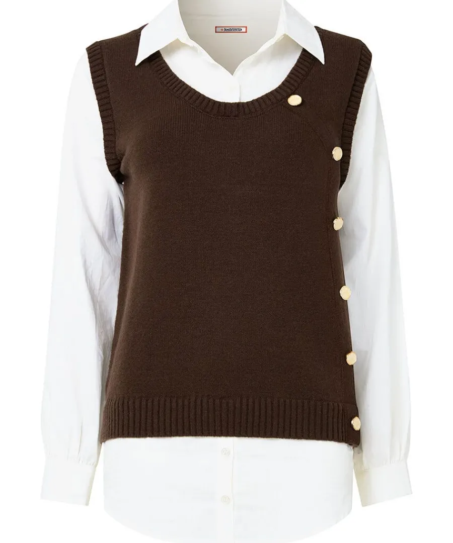 shirt_jumper_0.webp Outlet Joe Browns Shirt Jumper Brown