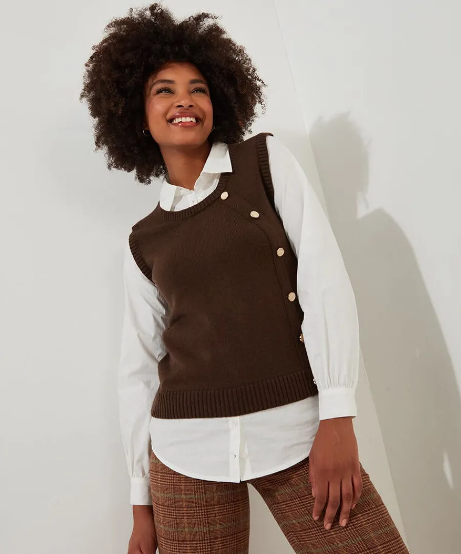 shirt_jumper_2.webp Outlet Joe Browns Shirt Jumper Brown