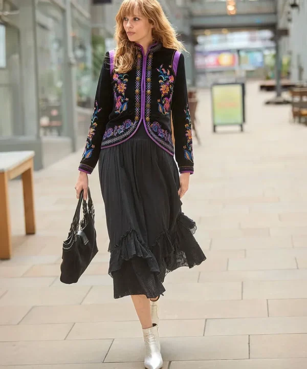 Flash Sale Joe Browns Show Stopper Embroidered Boutique Jacket Black