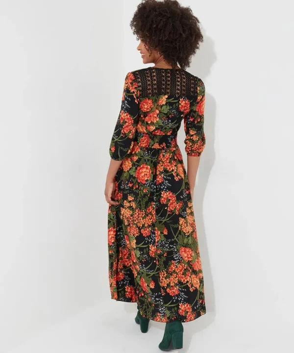 Store Joe Browns Sienna Florals Dress Black