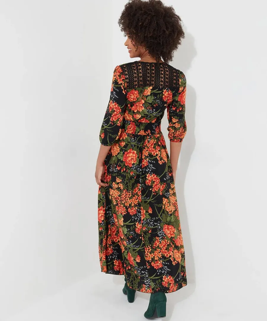 sienna_florals_dress_4.webp Store Joe Browns Sienna Florals Dress Black