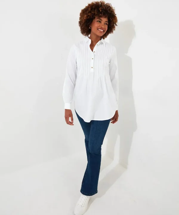Store Joe Browns Simon's Longline Blouse White