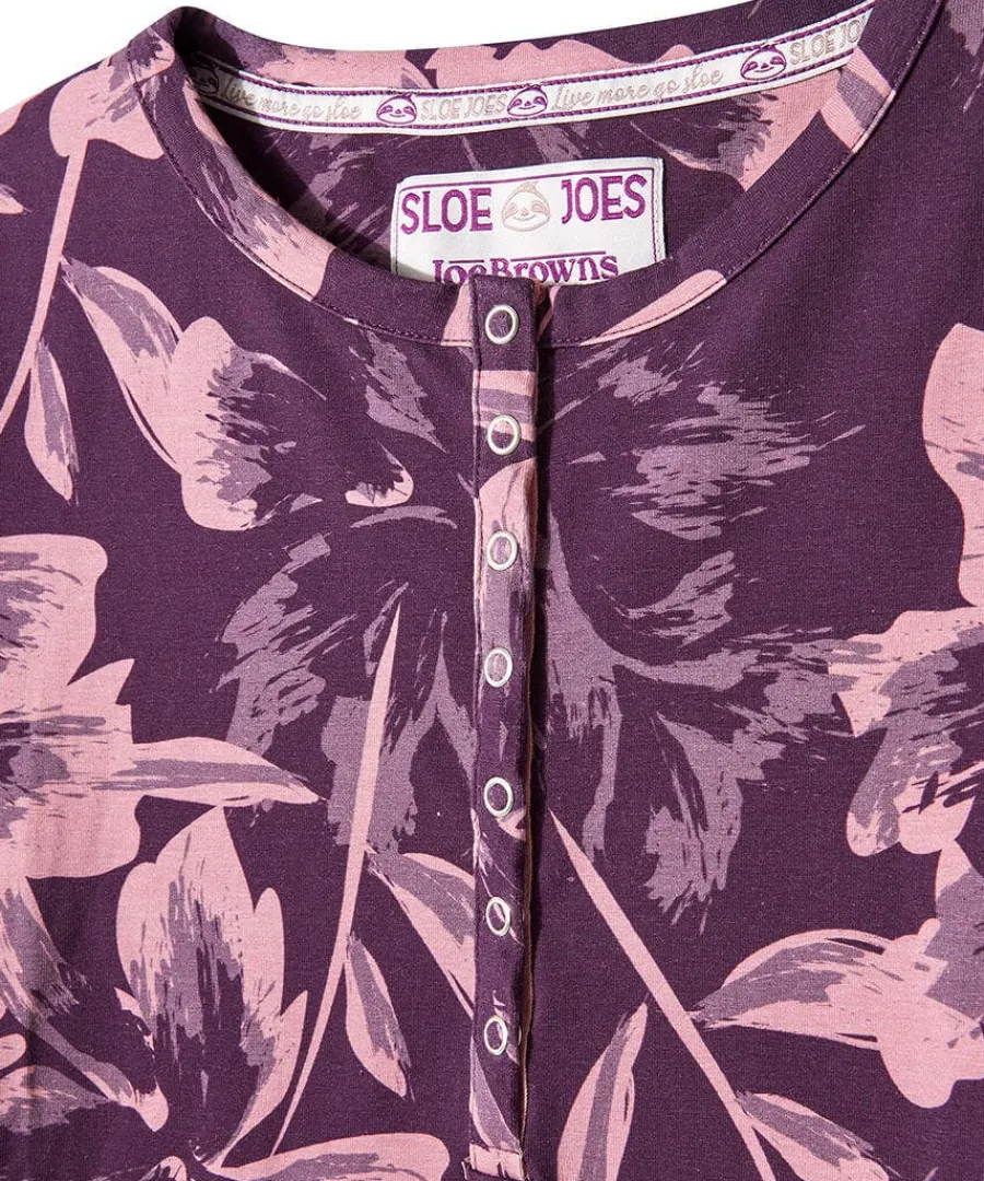 sloe_joes_floral_henley_8.webp Hot Joe Browns Sloe Joes Floral Henley Purple