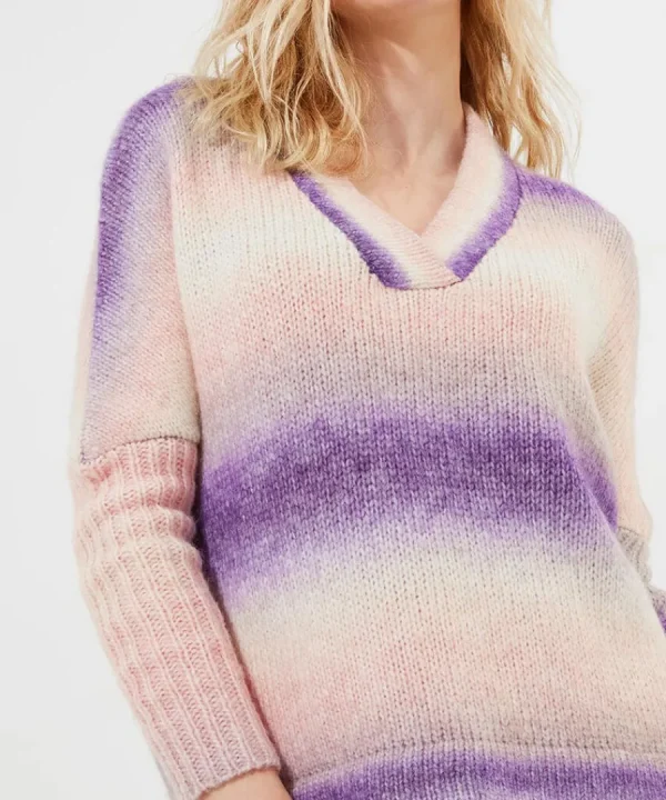 Shop Joe Browns Sloe Joes Super Soft V-Neck Jumper Multi