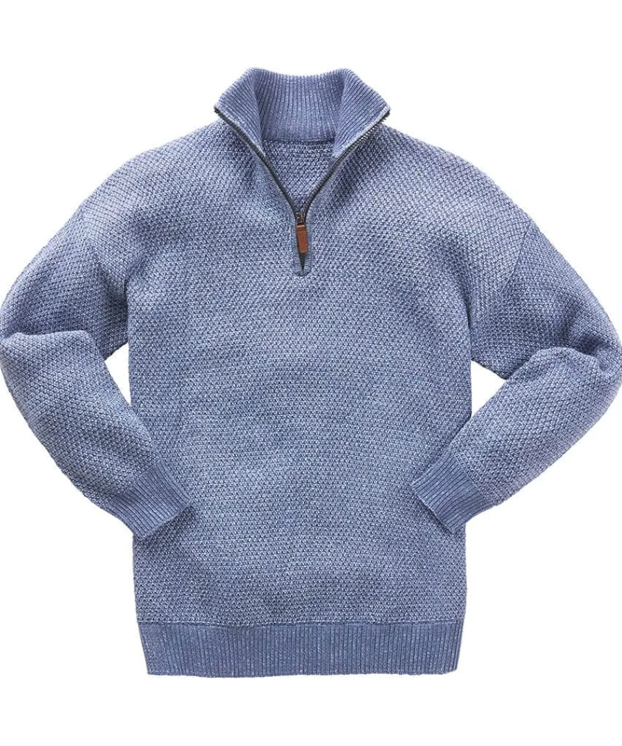 smarten_up_funnel_knit_0.webp Outlet Joe Browns Smarten Up Funnel Knit Pale Blue