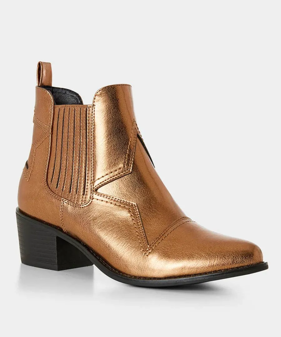 star_gazer_western_boots_1.webp Hot Joe Browns Star Gazer Western Boots Bronze