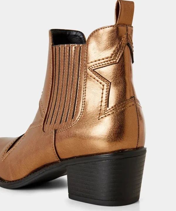 Hot Joe Browns Star Gazer Western Boots Bronze