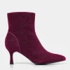 New Joe Browns Stardom Shimmer Ankle Boots Pink