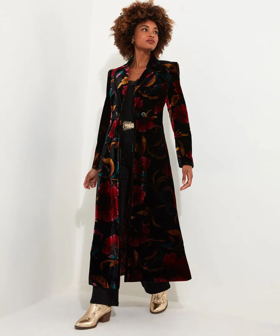 statement_boutique_printe_4.webp Cheap Joe Browns Statement Boutique Printed Velvet Coat Black