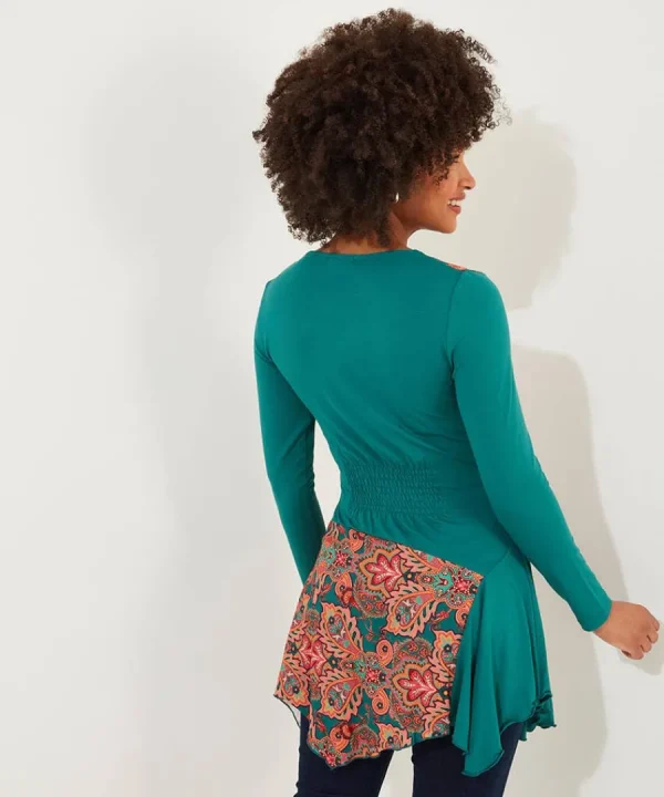 Sale Joe Browns Statement Printed Jersey Tunic Green