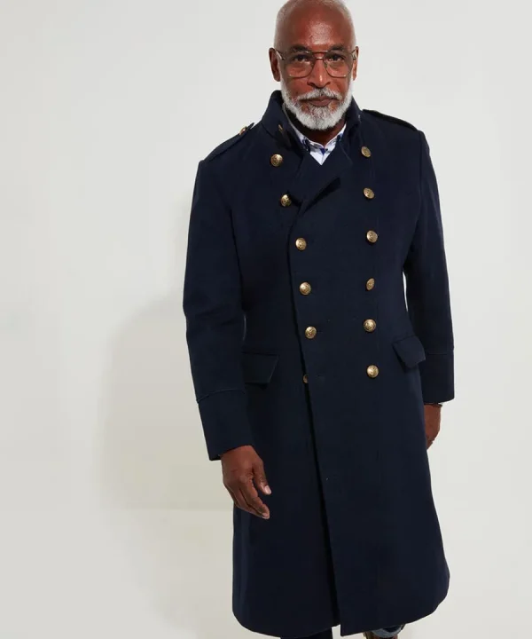 Hot Joe Browns Step Up Coat Navy