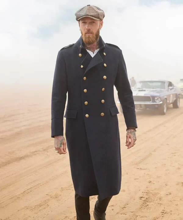 Hot Joe Browns Step Up Coat Navy