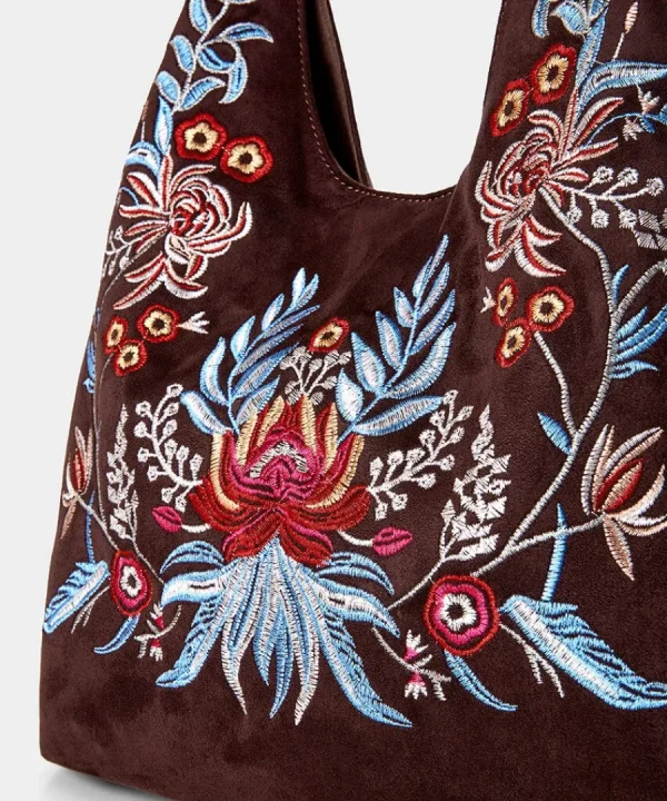 Best Joe Browns Stevie's Embroidered Boho Bag Brown Multi