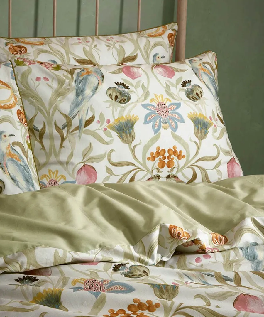 stone_song_bird__cotton_s_0.webp Shop Joe Browns Song Bird 100% Cotton Sateen Duvet Set Stone