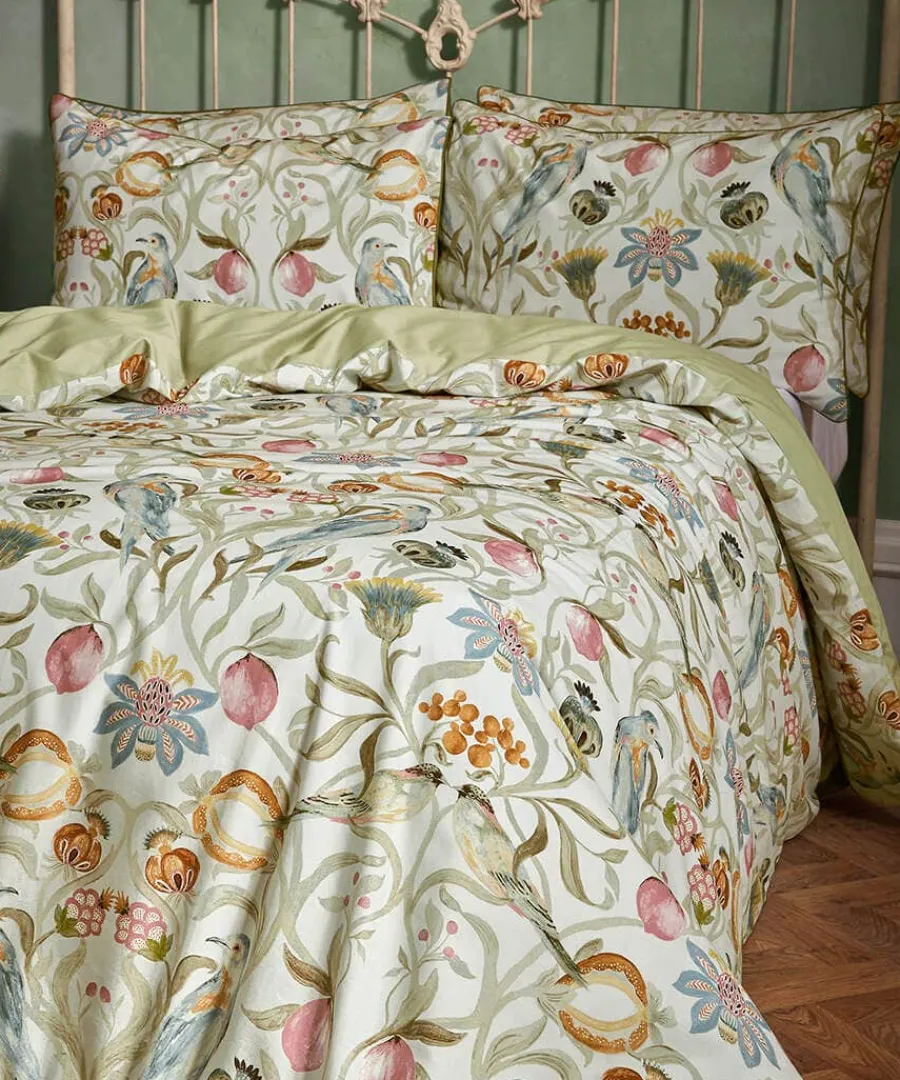 stone_song_bird__cotton_s_1.webp Shop Joe Browns Song Bird 100% Cotton Sateen Duvet Set Stone