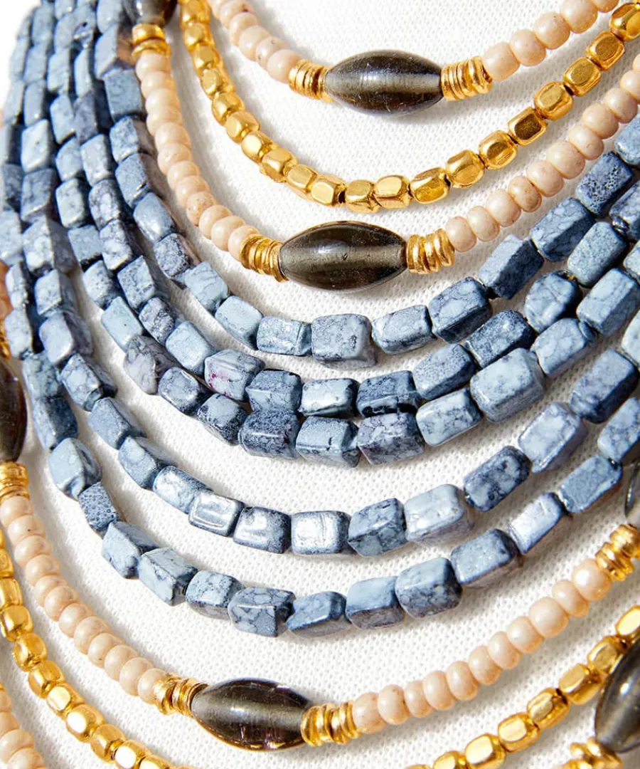 sublime_layered_boho_neck_0.webp Shop Joe Browns Sublime Layered Boho Necklace Grey