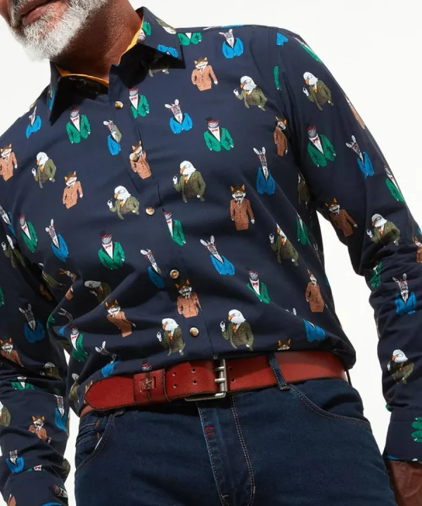 Discount Joe Browns Suited Up Shirt Navy