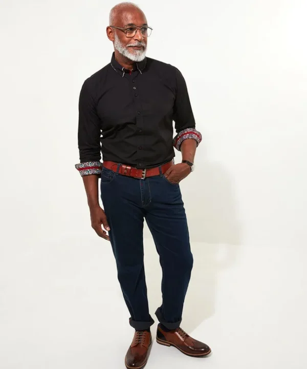 Hot Joe Browns Super Stylish Shirt Black