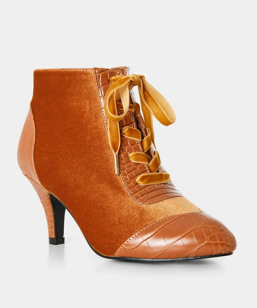 sweet_song_velvet_bootees_2.webp Best Sale Joe Browns Sweet Song Velvet Bootees Caramel